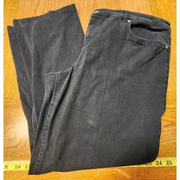 Jones New York Sport With Shape Control Black Jeans Plus Size 18 - Picture 1 of 6